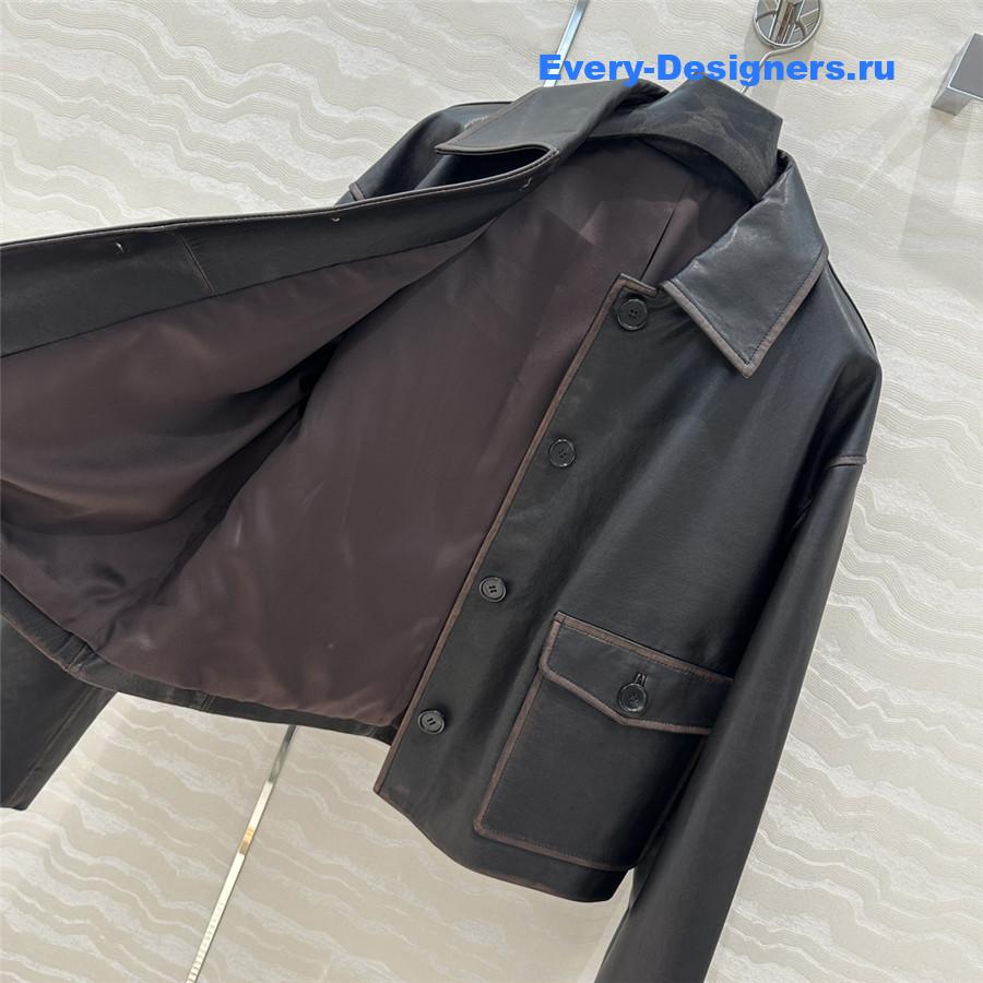 L0ew* leather jacket