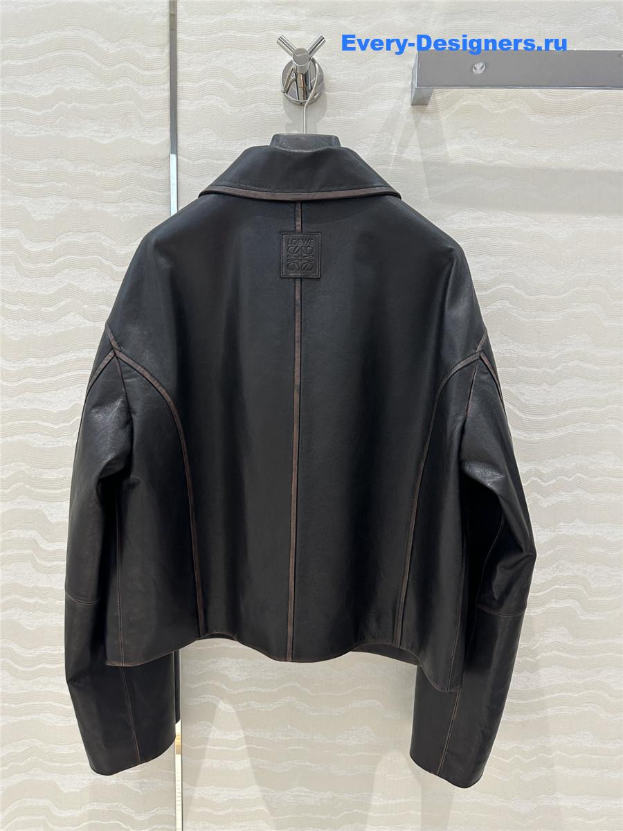 L0ew* leather jacket