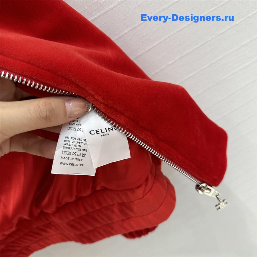 Ce1i*e preppy velvet tracksuit