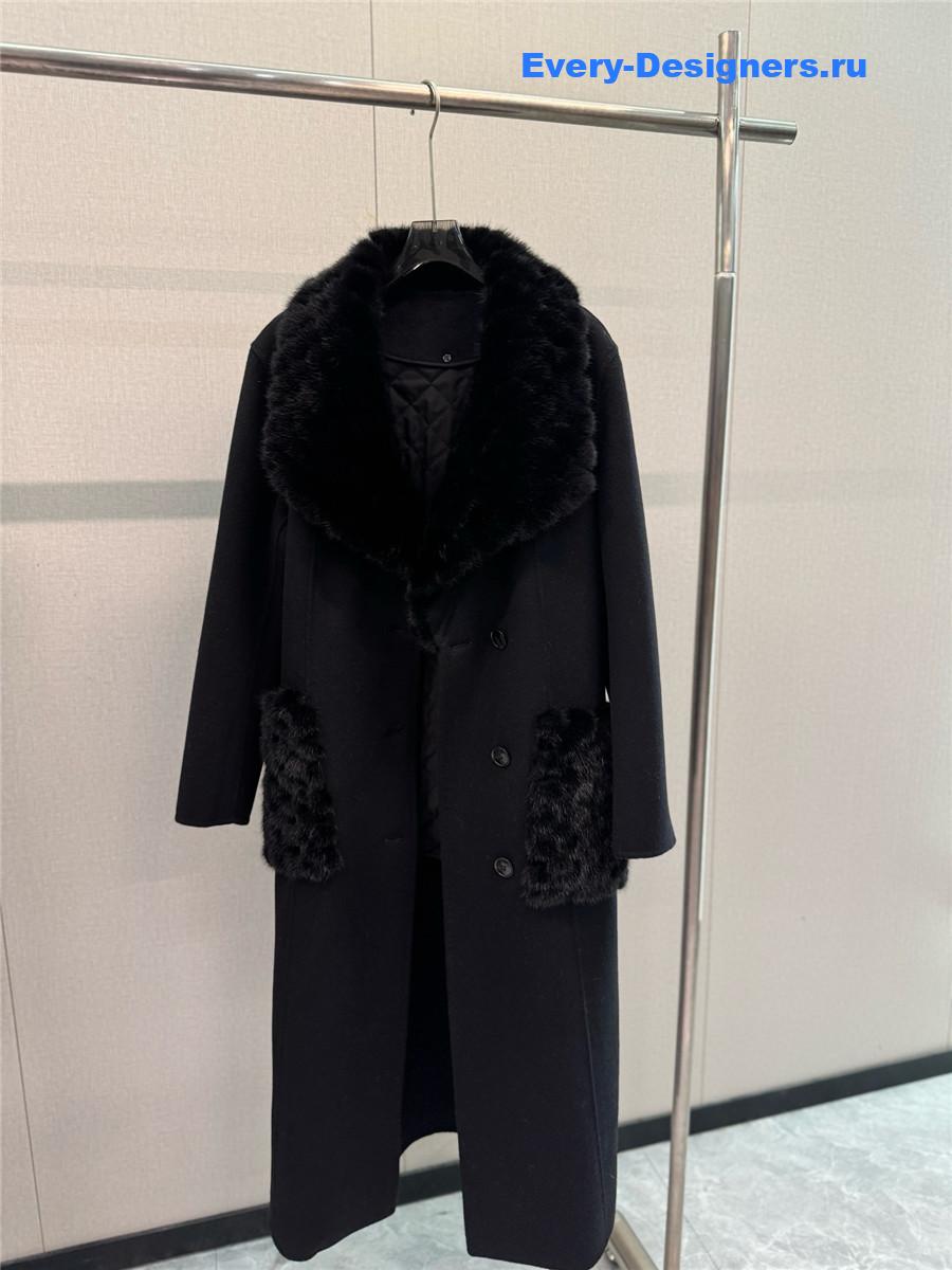 Vanitoo mid-length cashmere coat