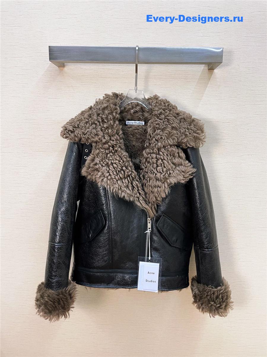Acne studios shearling coat