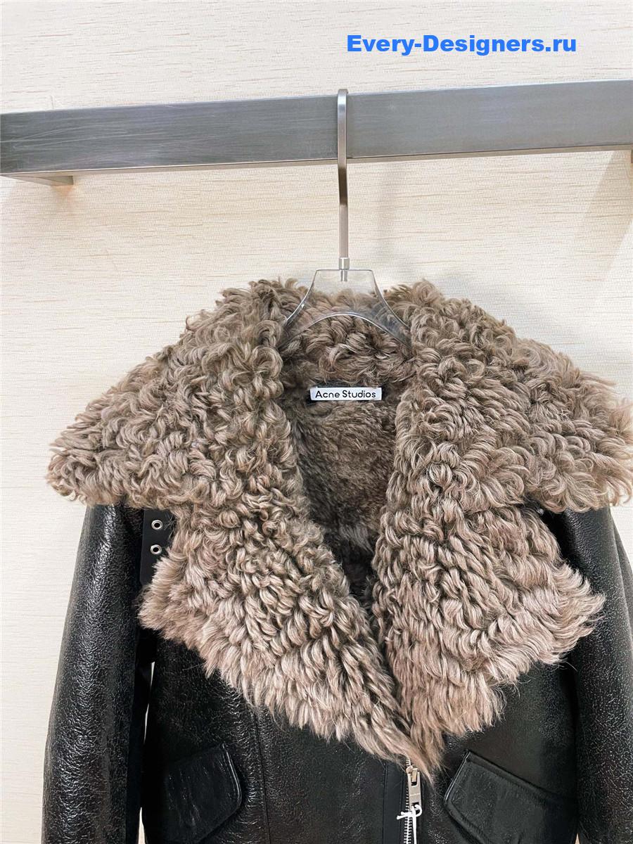 Acne studios shearling coat