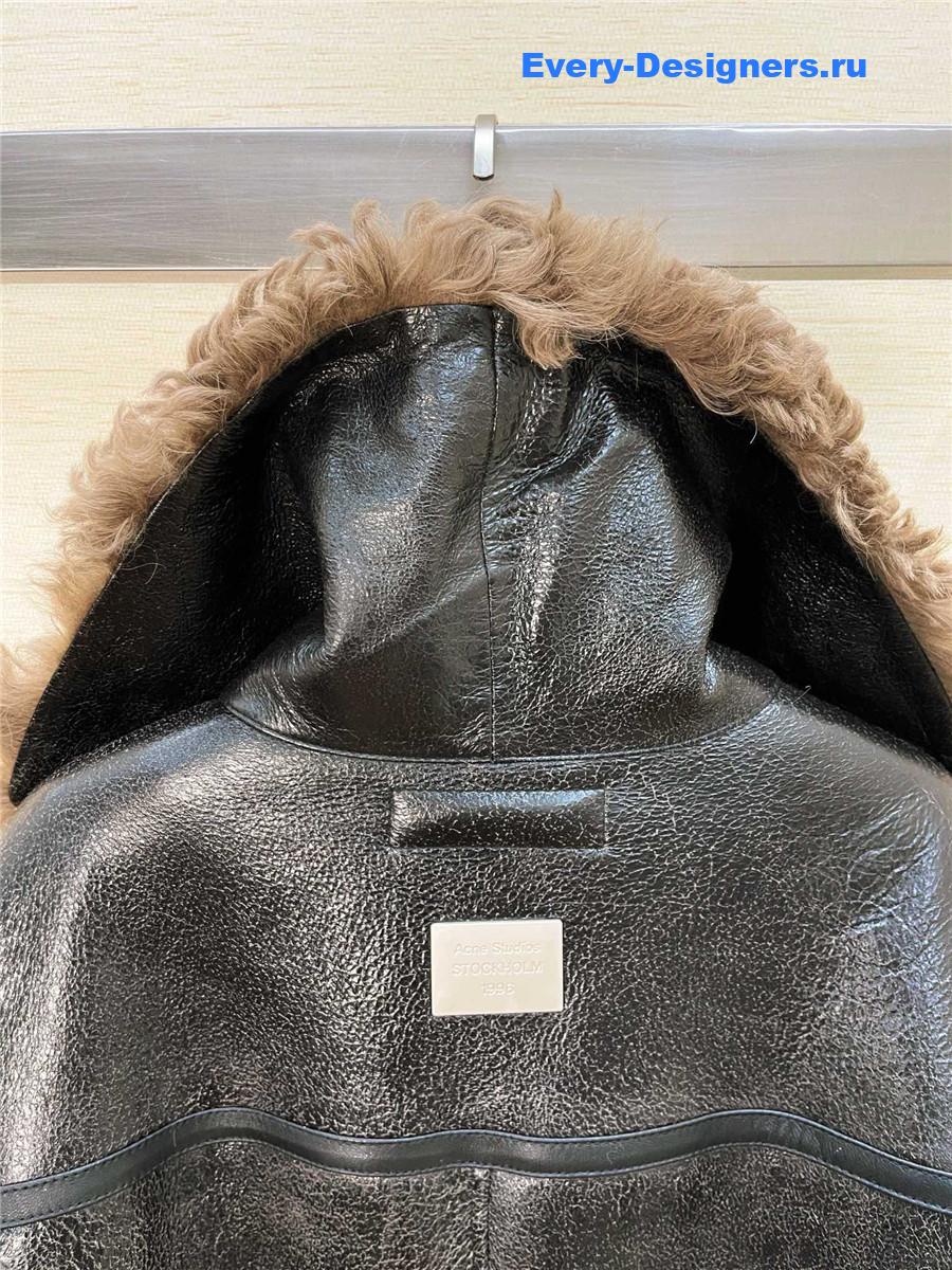 Acne studios shearling coat