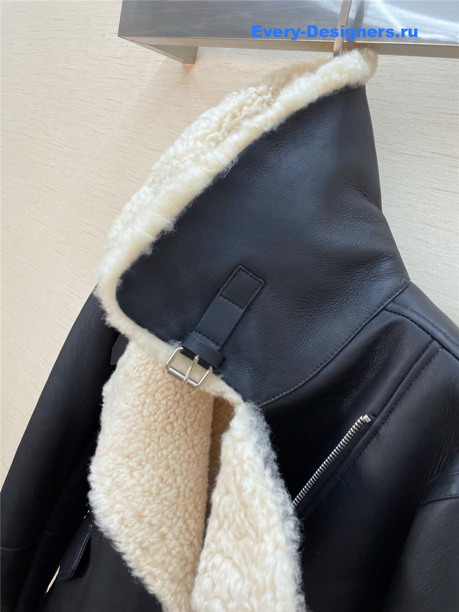 Acne studios shearling coat