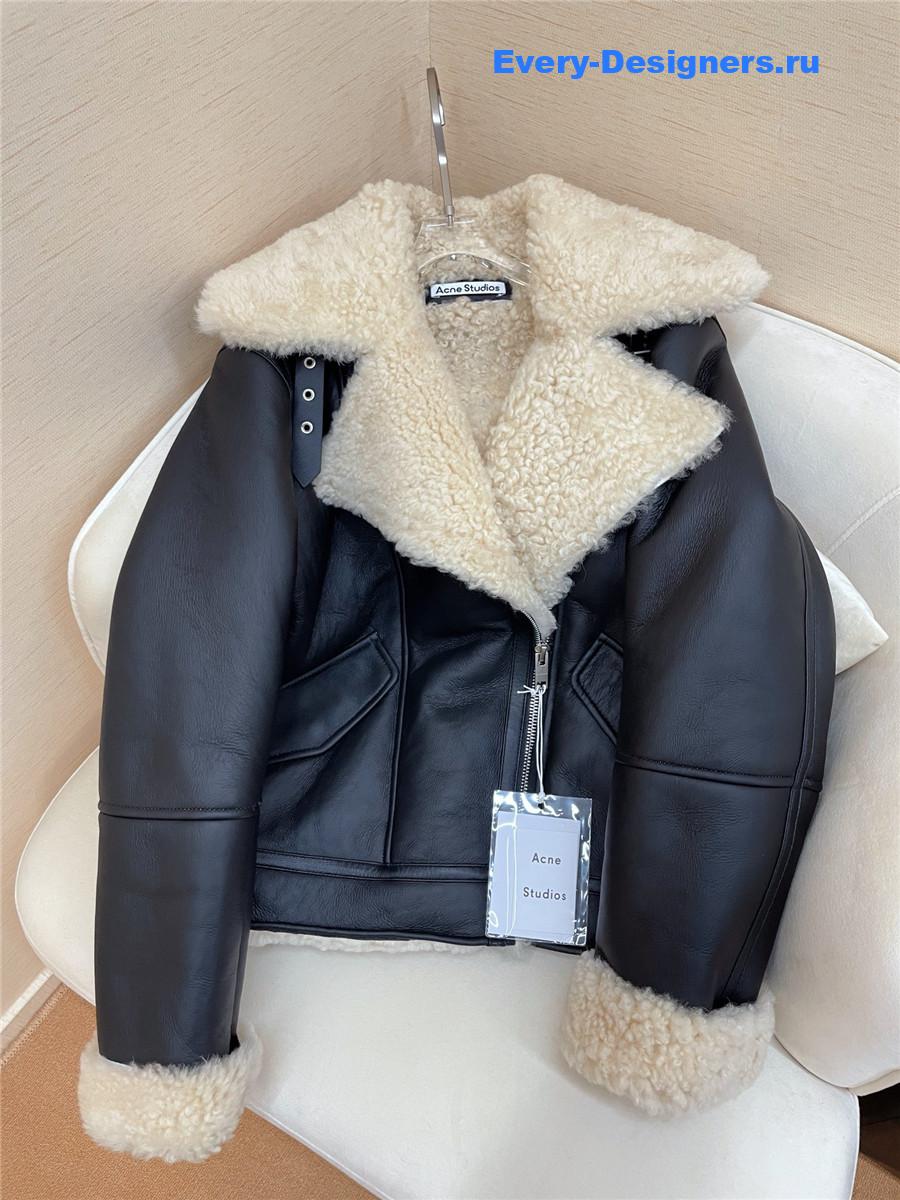 Acne studios shearling coat