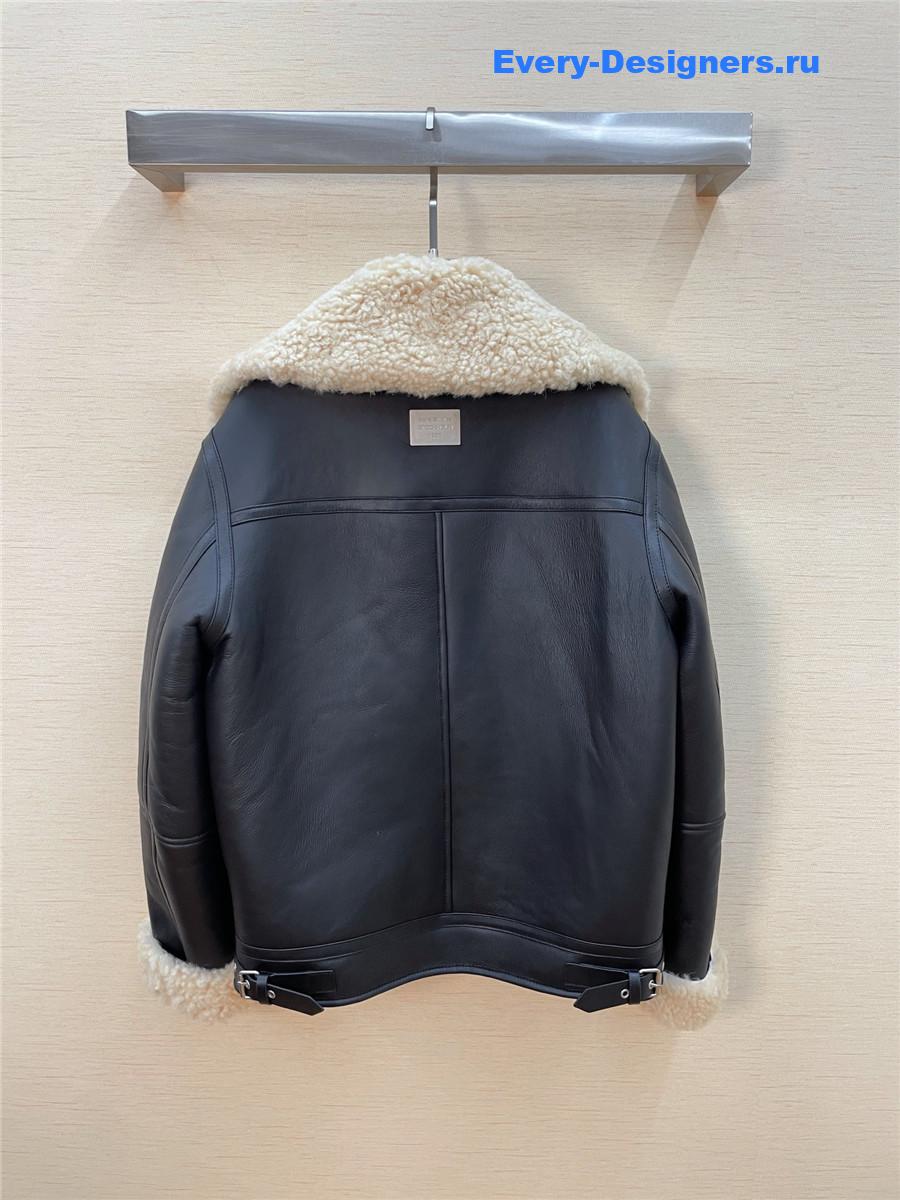 Acne studios shearling coat
