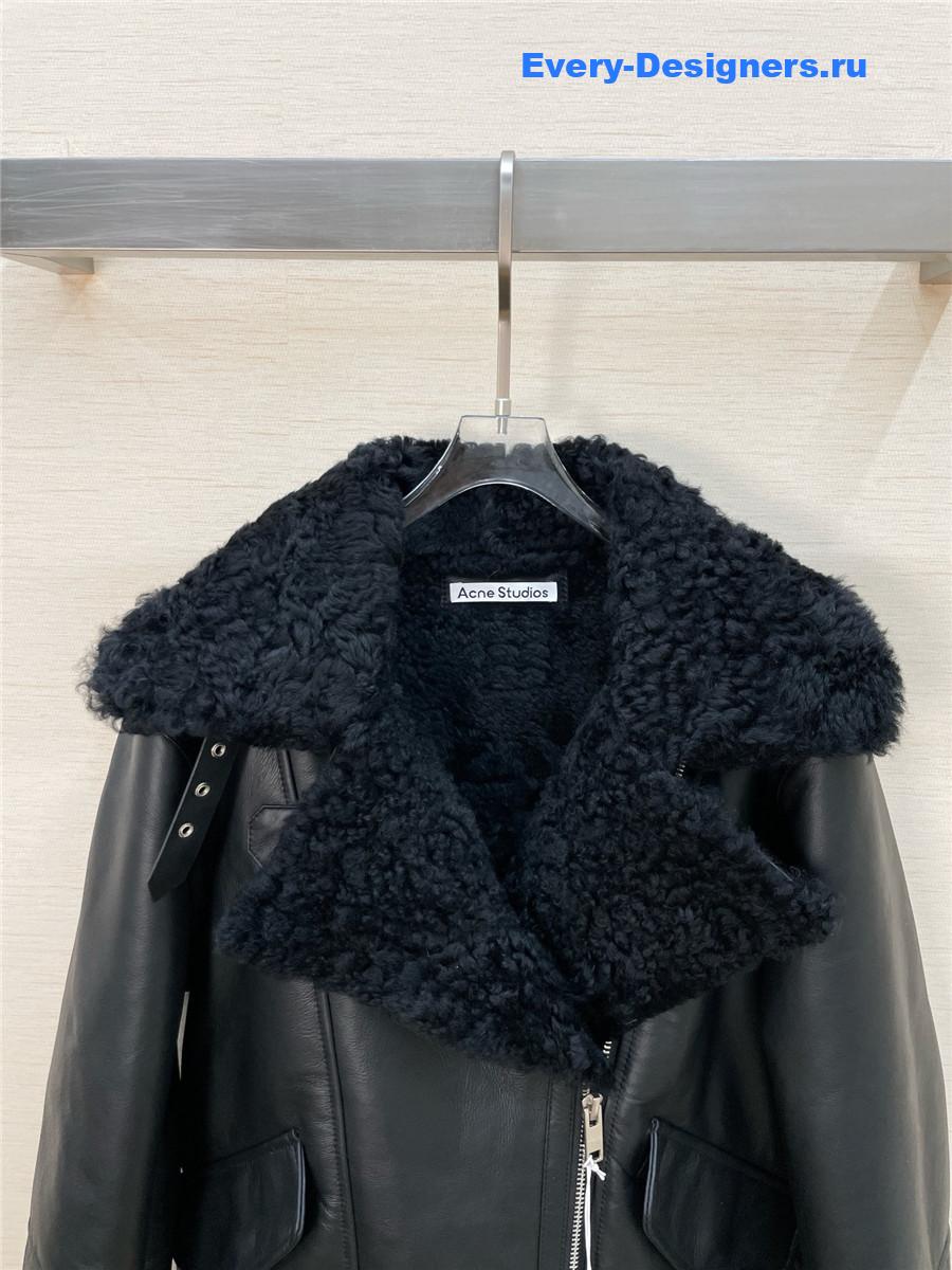 Acne studios shearling coat