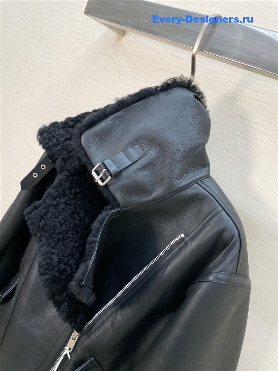 Acne studios shearling coat