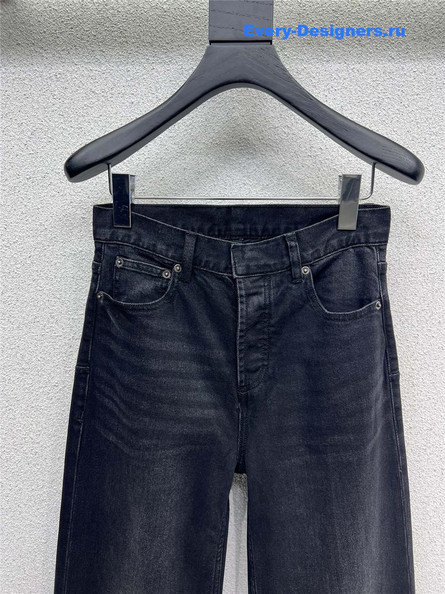 D10r denim straight trousers