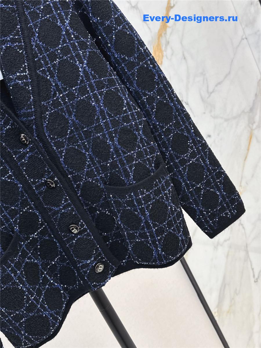 D10r cannage knit cardigan