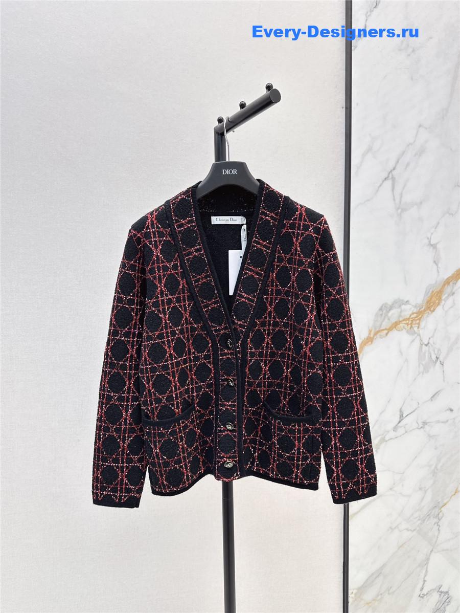 D10r cannage knit cardigan