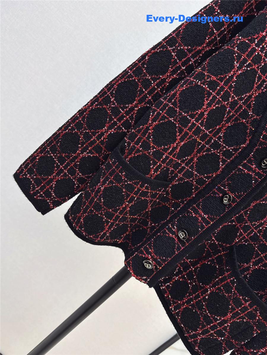 D10r cannage knit cardigan