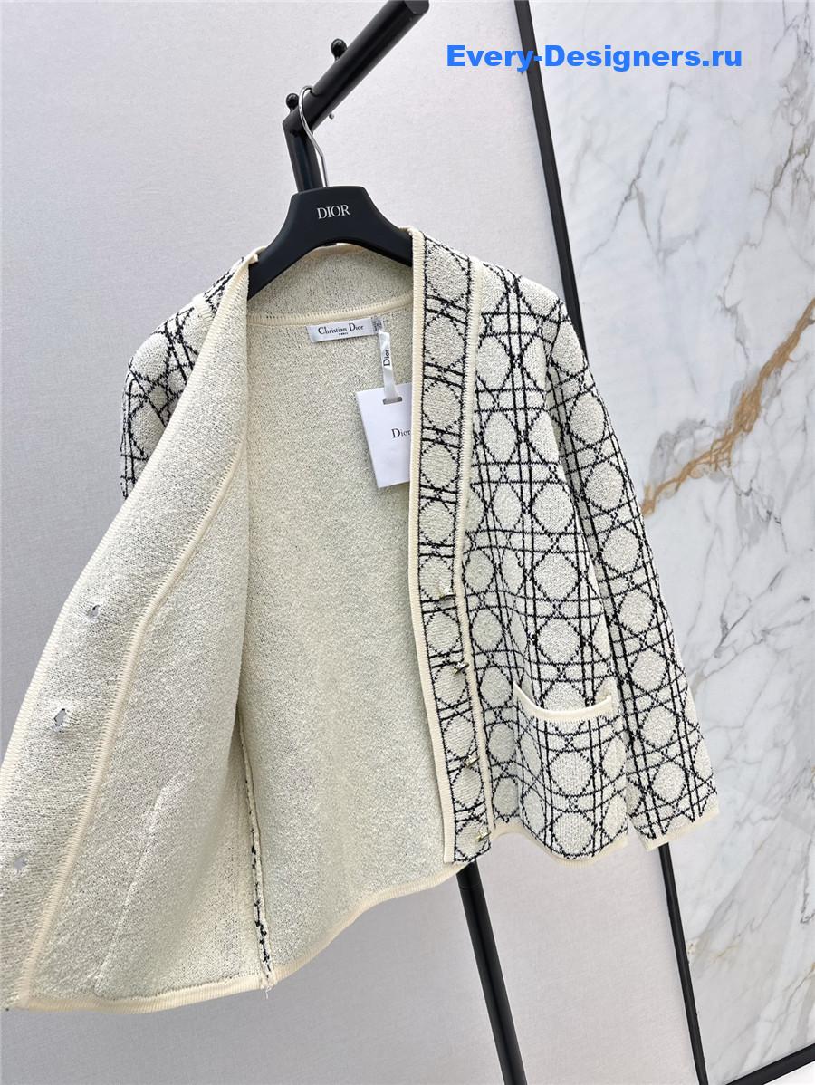 D10r cannage knit cardigan