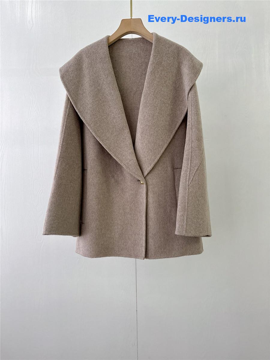 L0r0 P1ana cashmere and wool pea coat