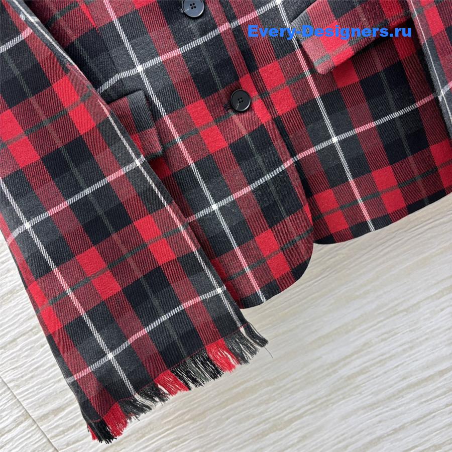 D10r slim-fit wool blazer