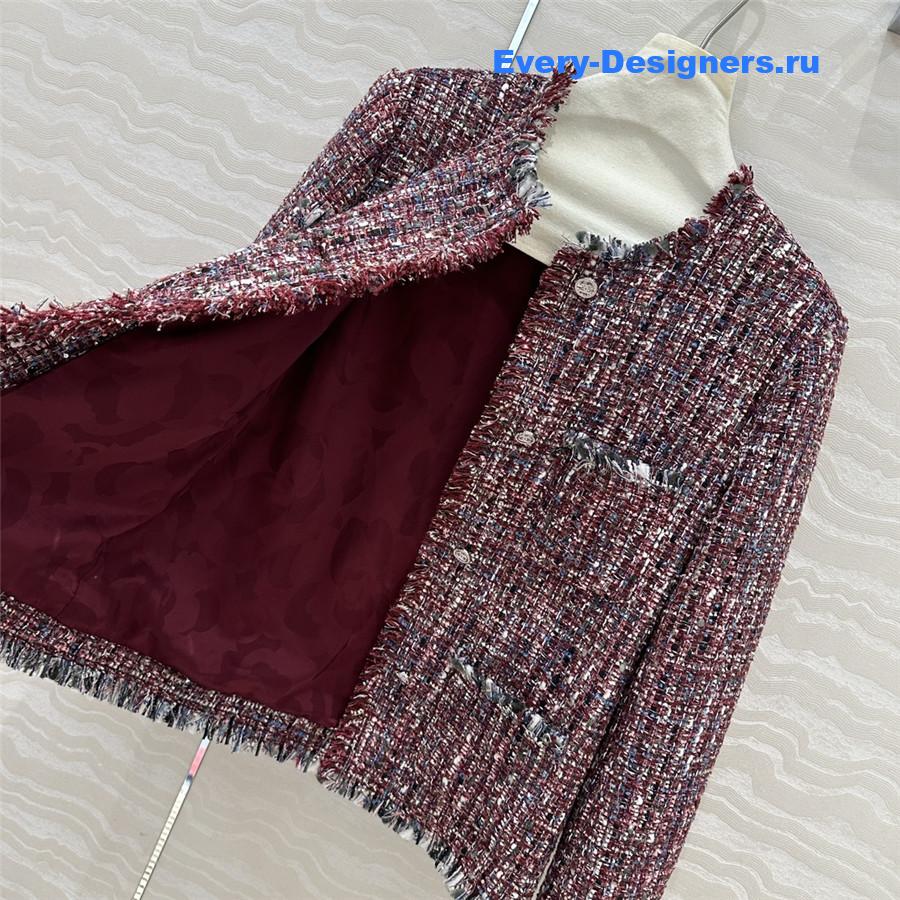 Ch**el woven tweed jacket