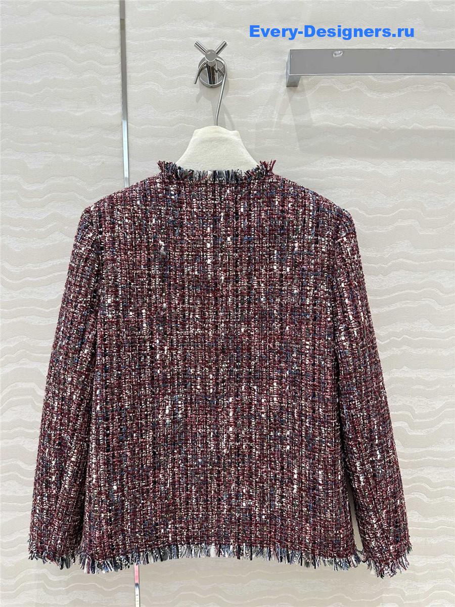 Ch**el woven tweed jacket