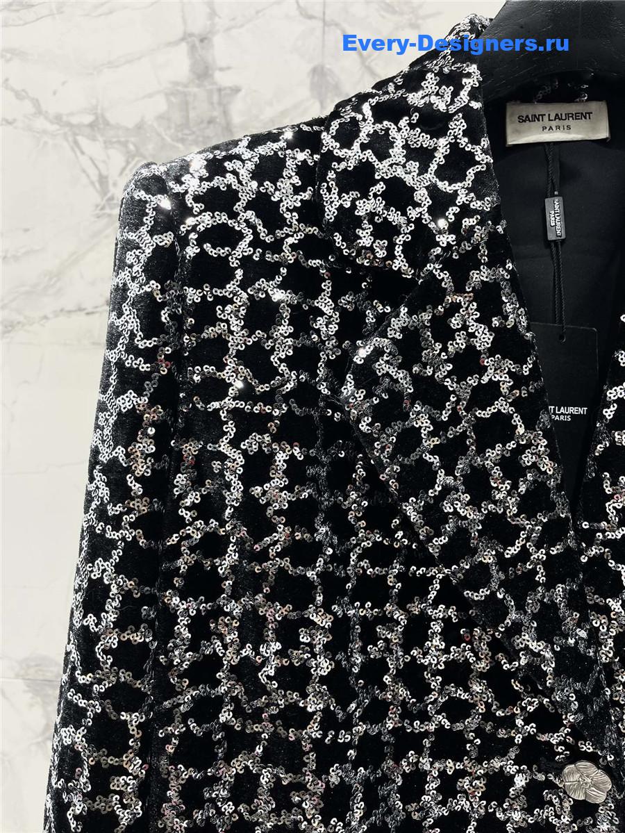 Y51 sequined jacket sequined suit