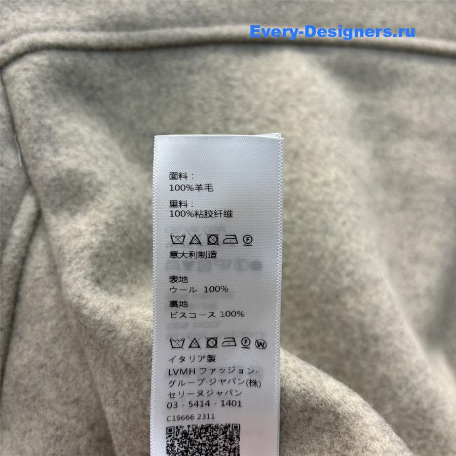 Ce1i*e stand collar woolen jacket