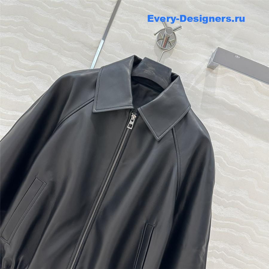 L0ew* stylish leather jacket