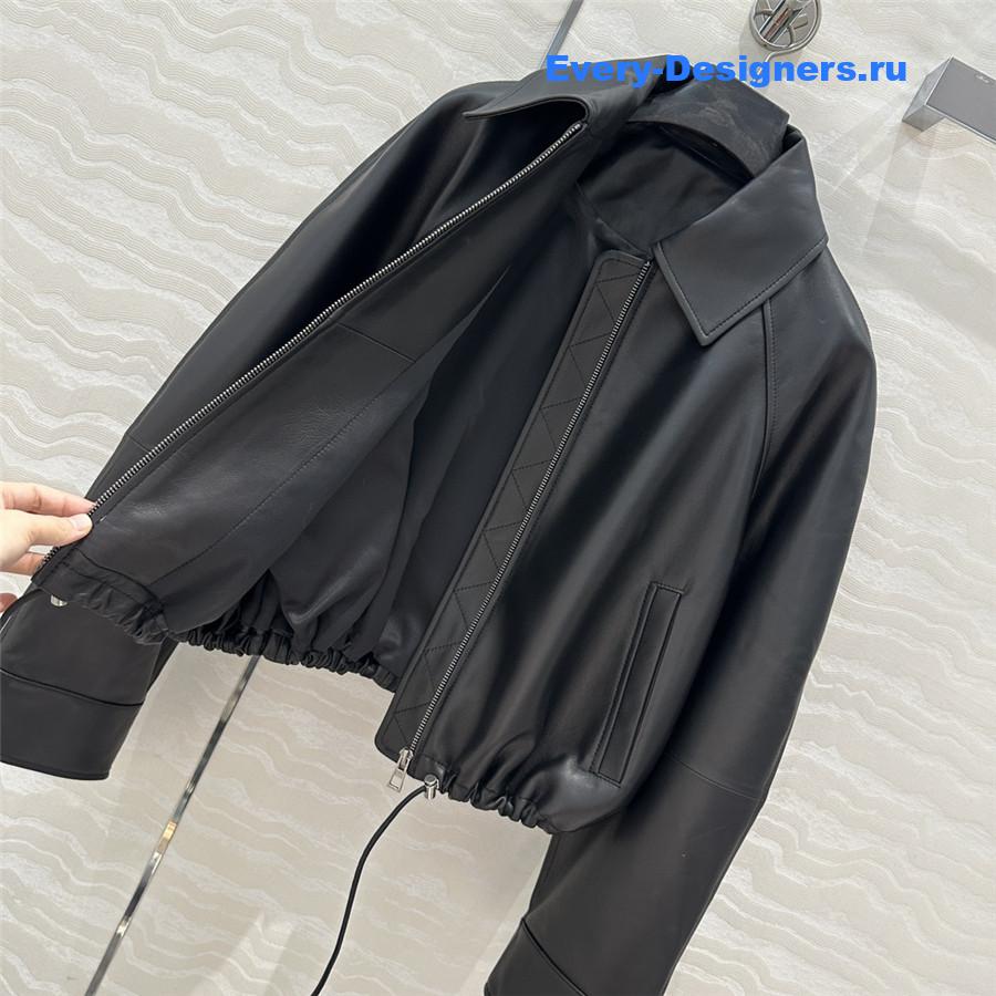 L0ew* stylish leather jacket
