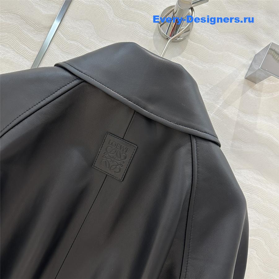 L0ew* stylish leather jacket