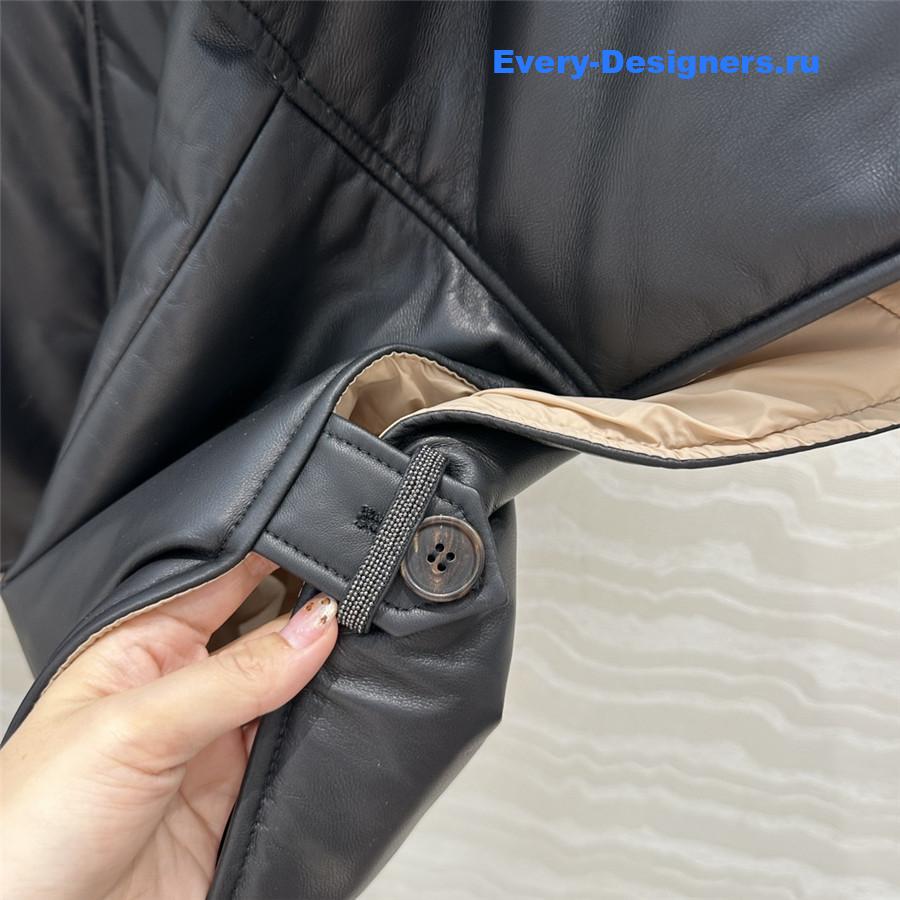 BC Cape Leather Padded Jacket