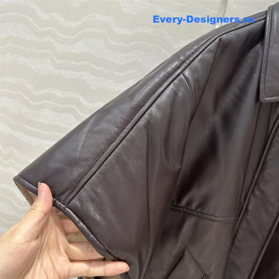 BC Cape Leather Padded Jacket