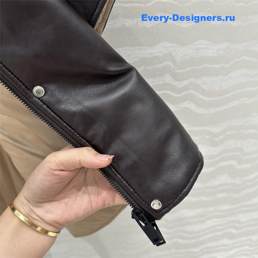 BC Cape Leather Padded Jacket