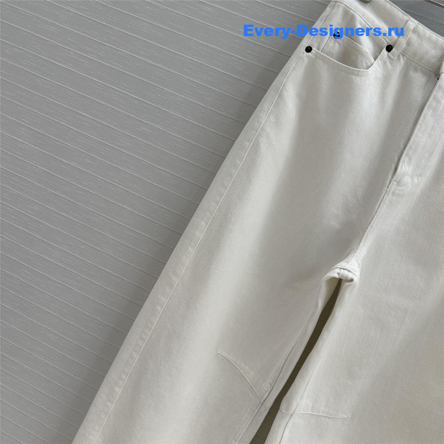 L0ew* denim sickle jeans