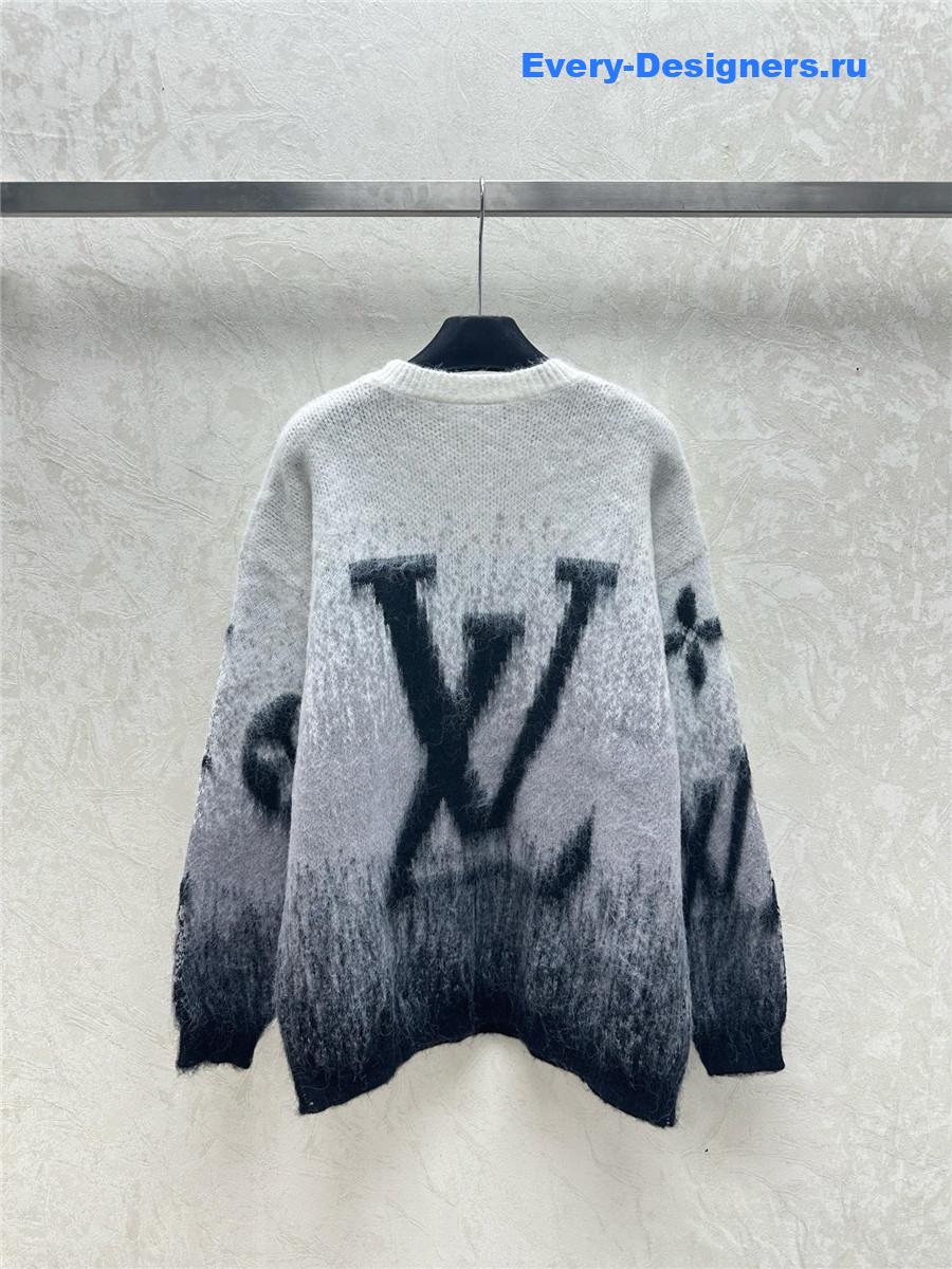l0vis Vvtt0n mohair gradient blend sweater