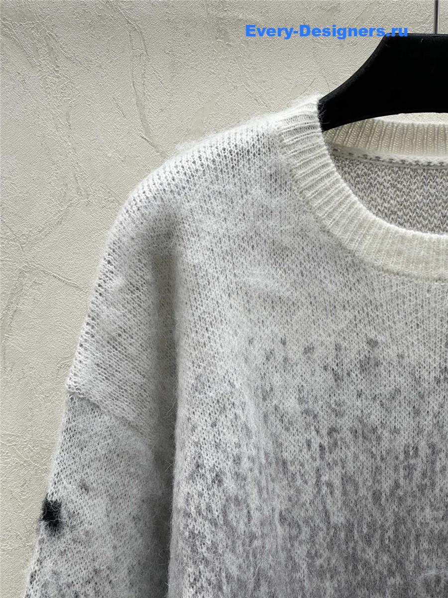 l0vis Vvtt0n mohair gradient blend sweater