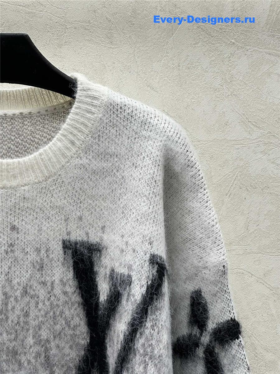 l0vis Vvtt0n mohair gradient blend sweater