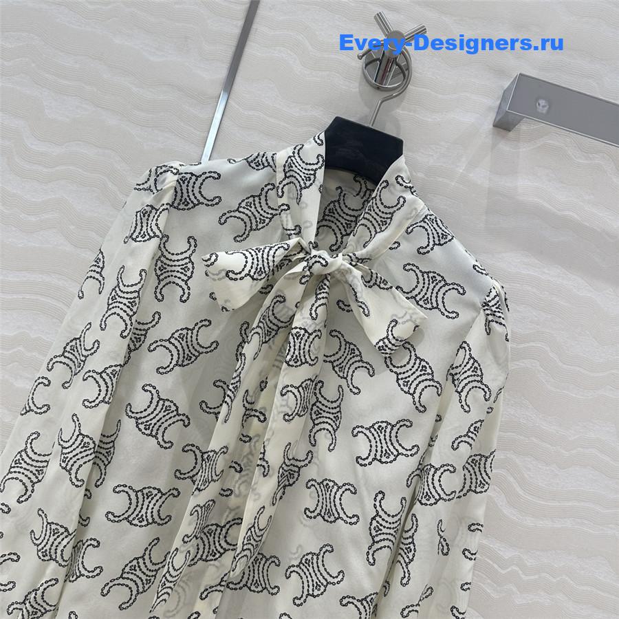 Ce1i*e arc de triomphe print real shirt