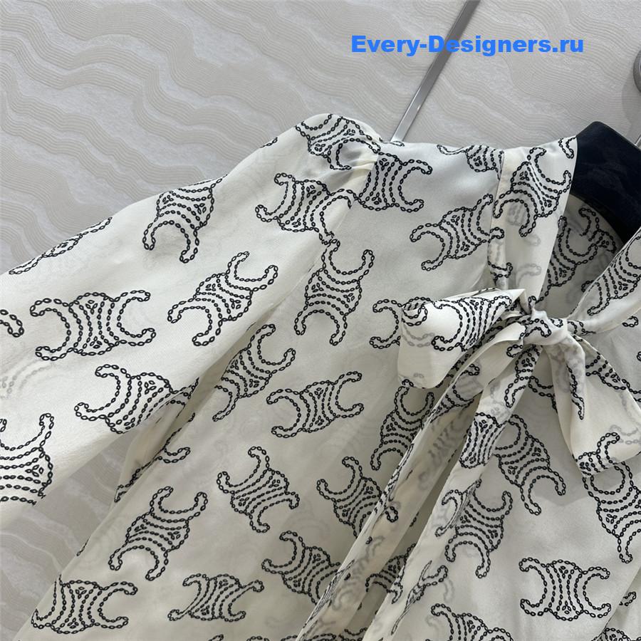 Ce1i*e arc de triomphe print real shirt