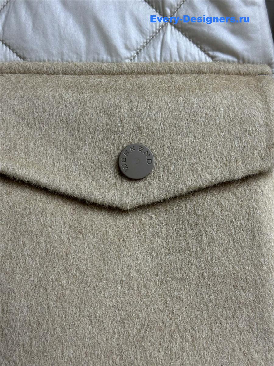 Vanitoo wool patchwork quilted coat