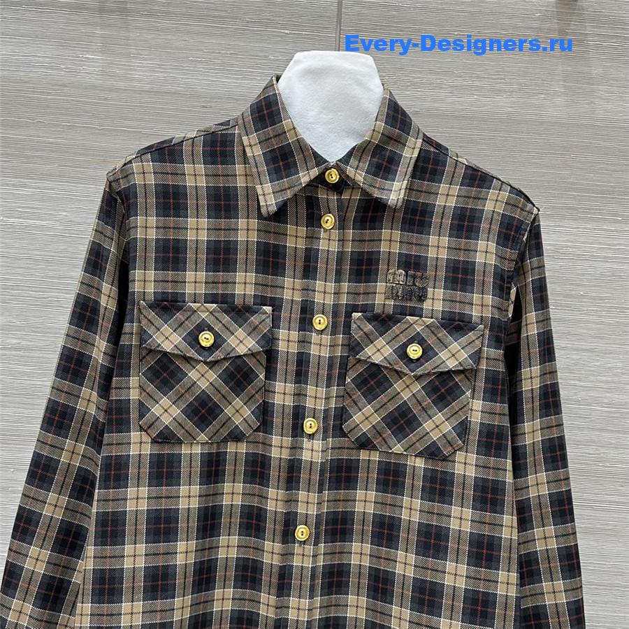 M1um1u preppy long shirt