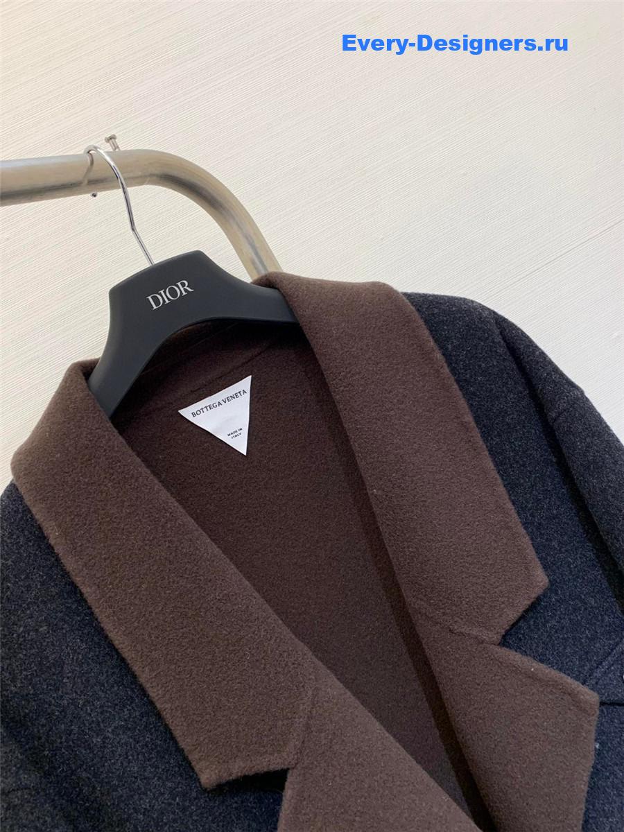 b0tt*ga Ven*ta colorblock wool coat