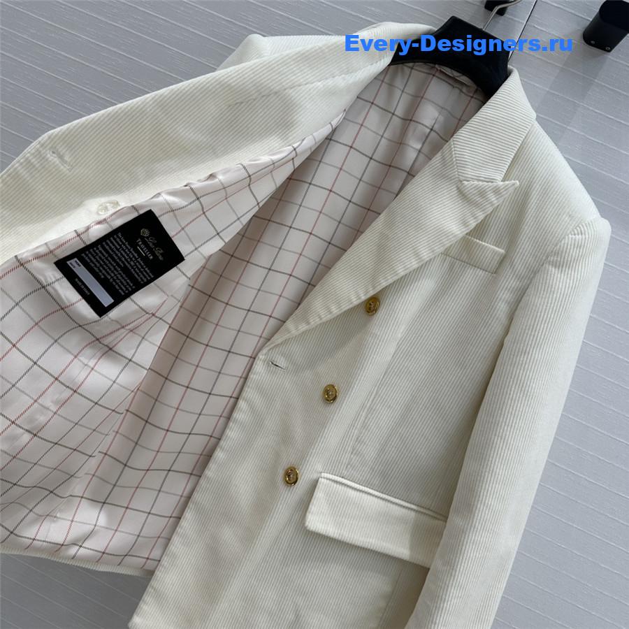 L0r0 P1ana double-breasted blazer