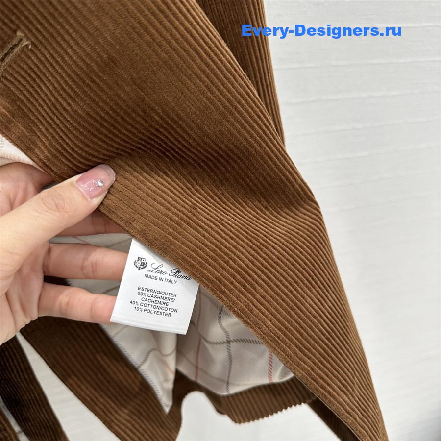 L0r0 P1ana double-breasted blazer