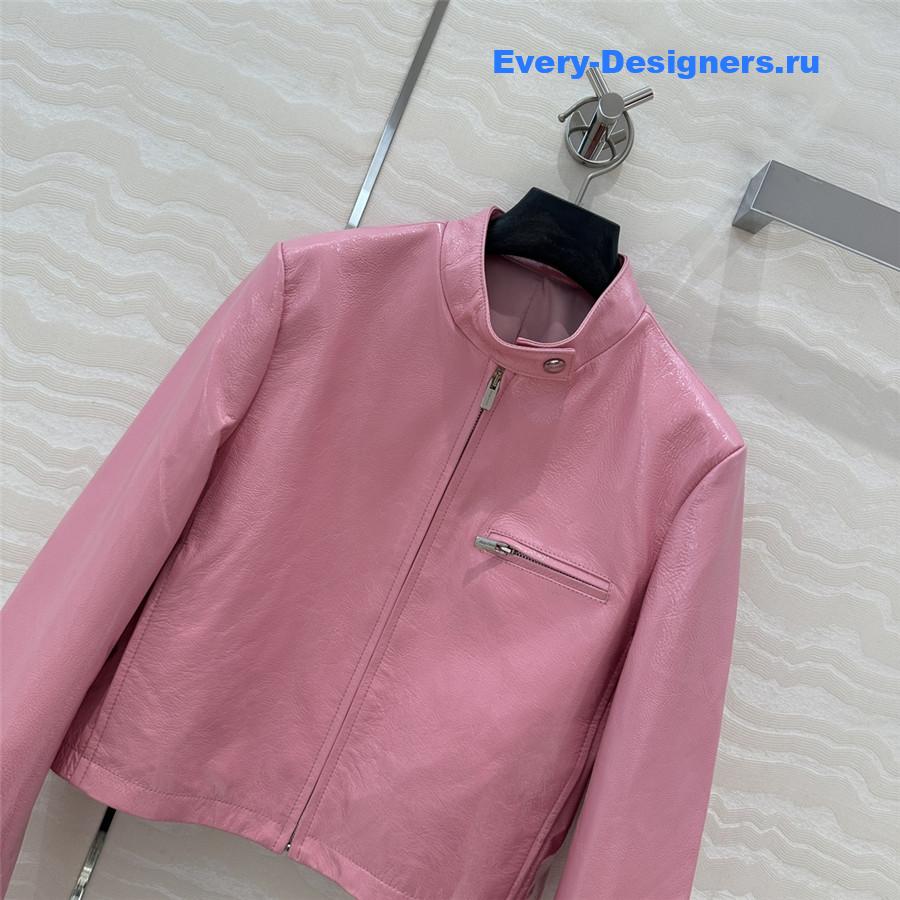 M1um1u leather jacket