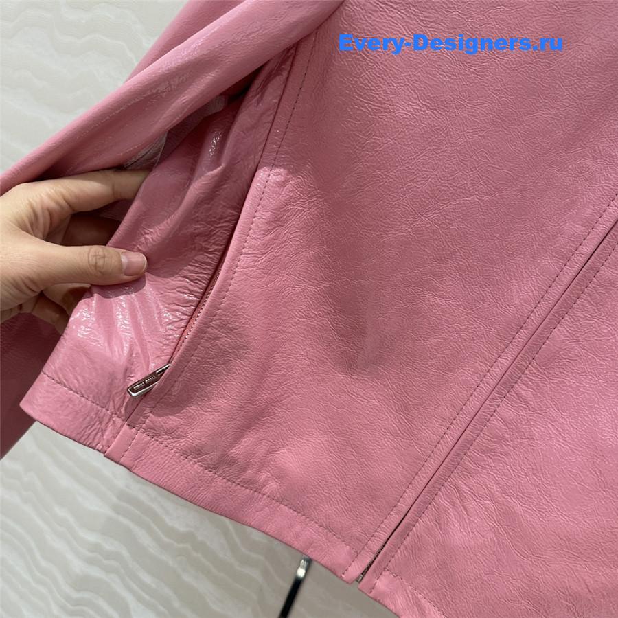 M1um1u leather jacket