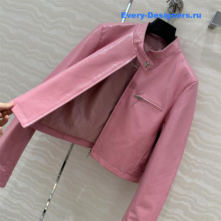 M1um1u leather jacket