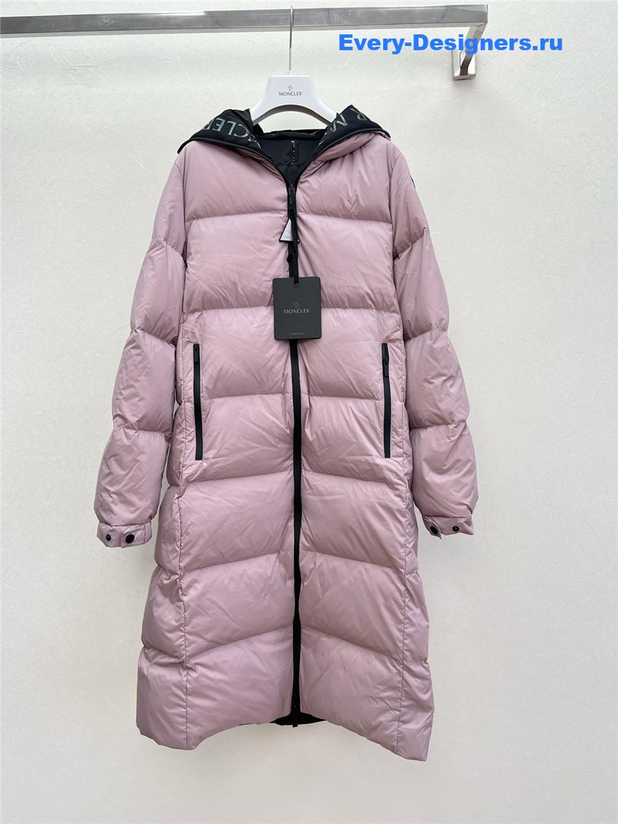 Moncler Long Hooded Down Jacket
