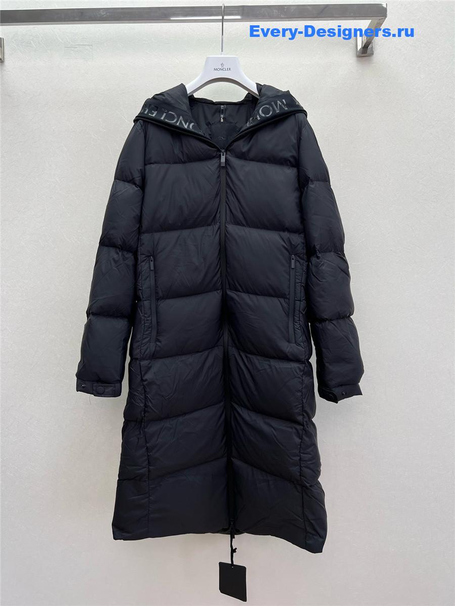 Moncler Long Hooded Down Jacket