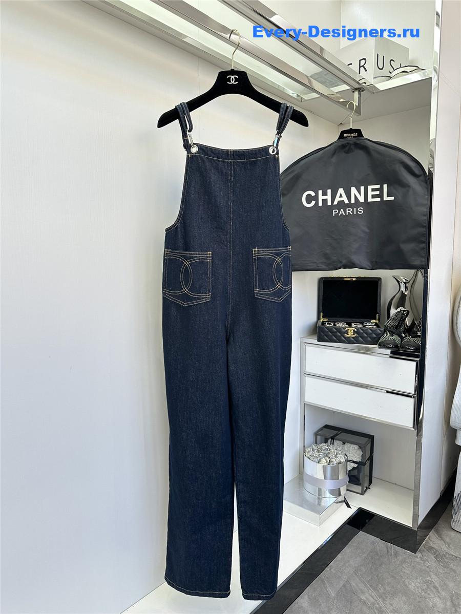 Ch**el double pocket micro logo overalls