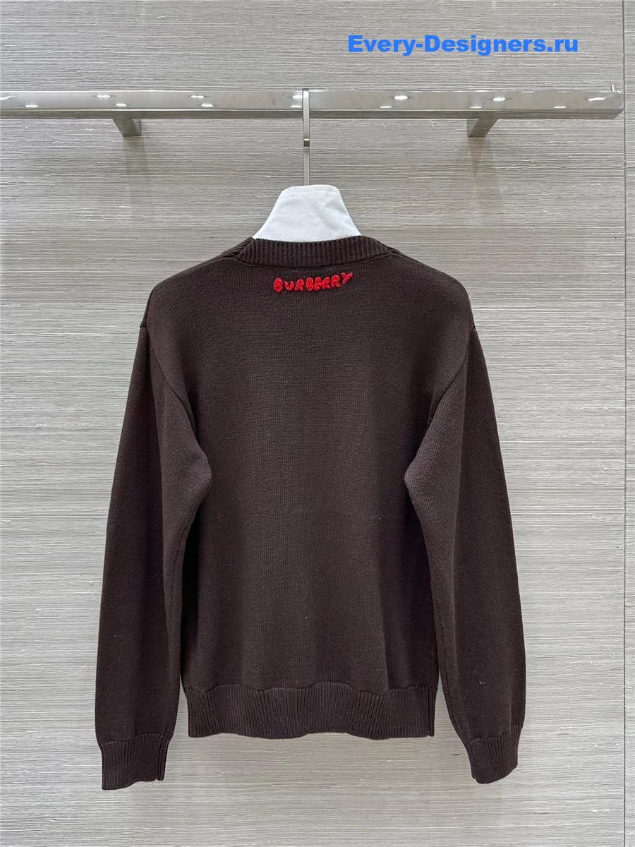 Bv*b*rry b snake wool sweater in peat