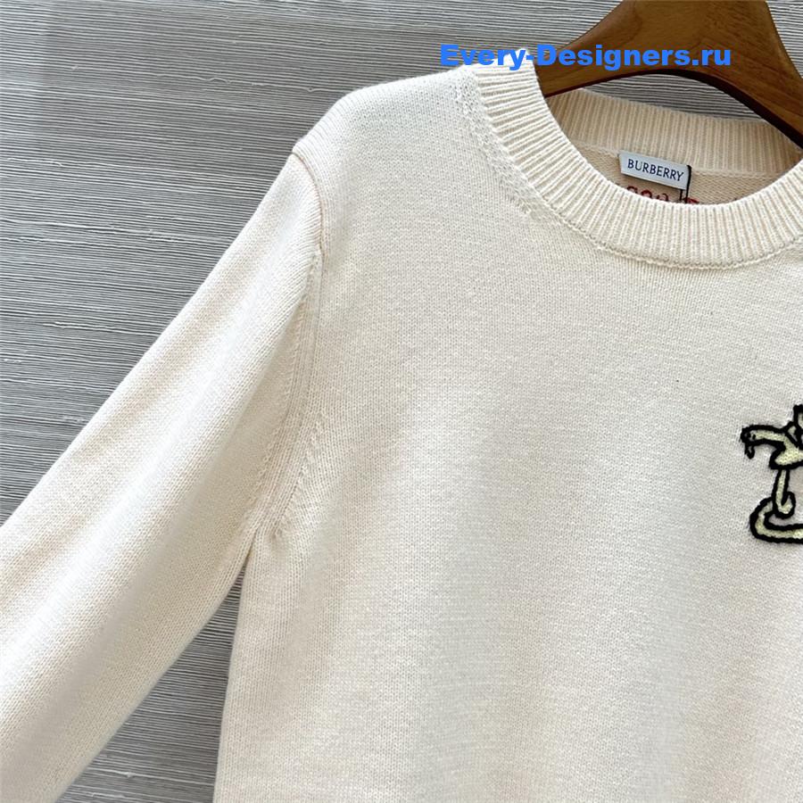 Bv*b*rry b snake wool sweater in natural