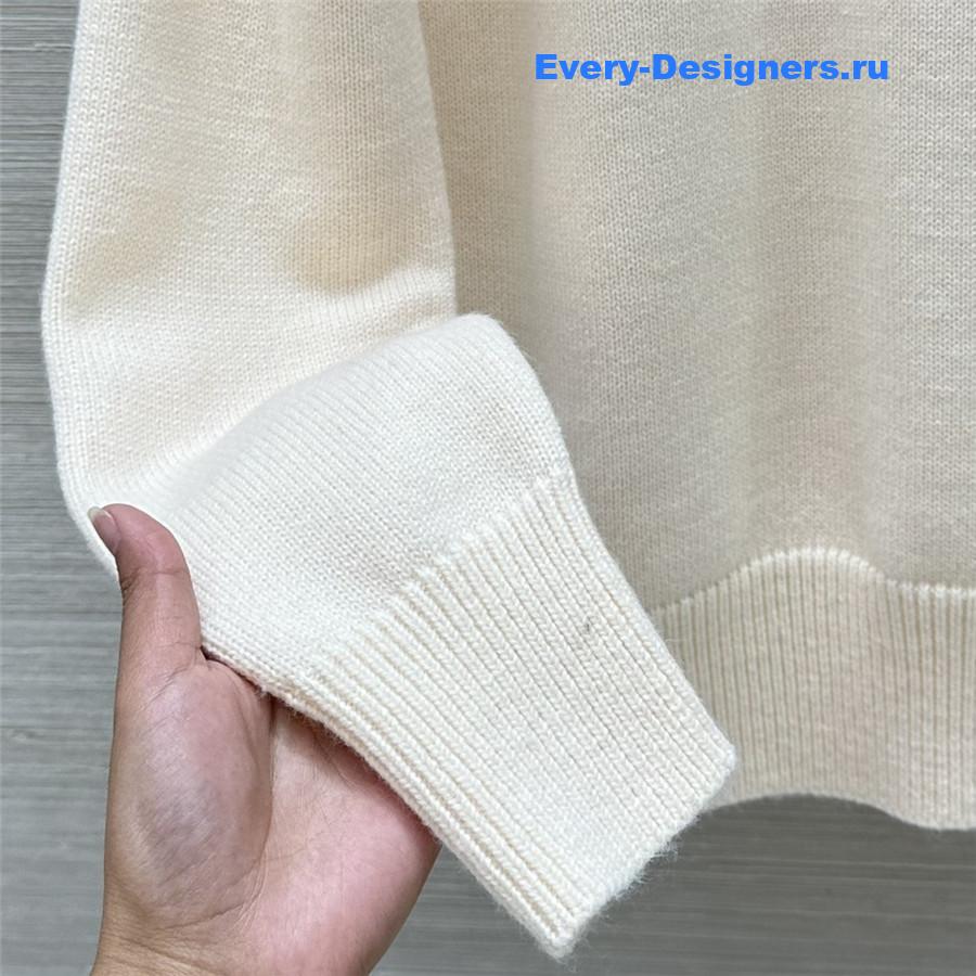 Bv*b*rry b snake wool sweater in natural