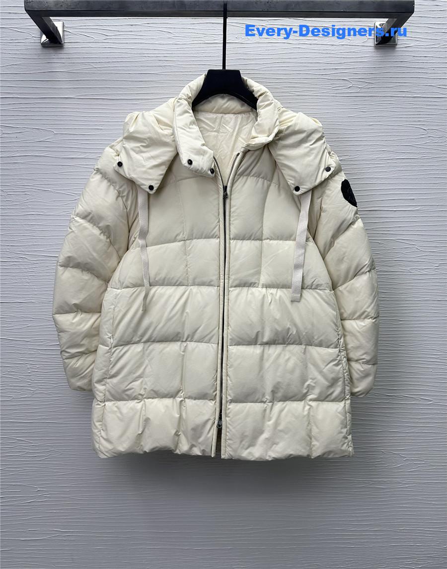 Moncler hooded goose down jacket